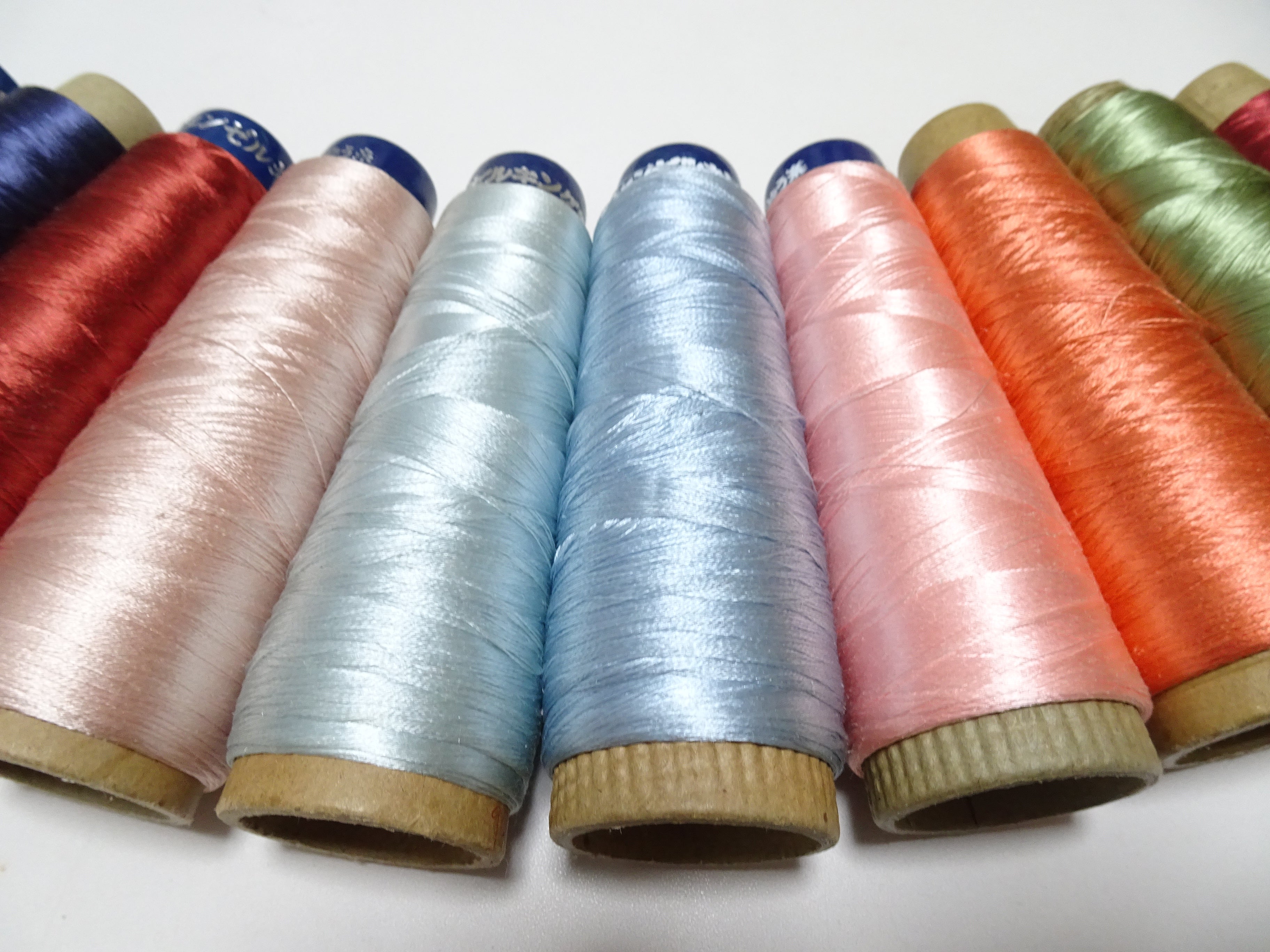 Special Price!! Japanese vintage silk thread 10sets embroidery Over 6,000 meters  16355