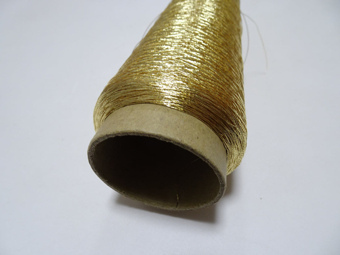 Japanese vintage Superb gold leaf thread 35  embroidery 1000M  0.30mm