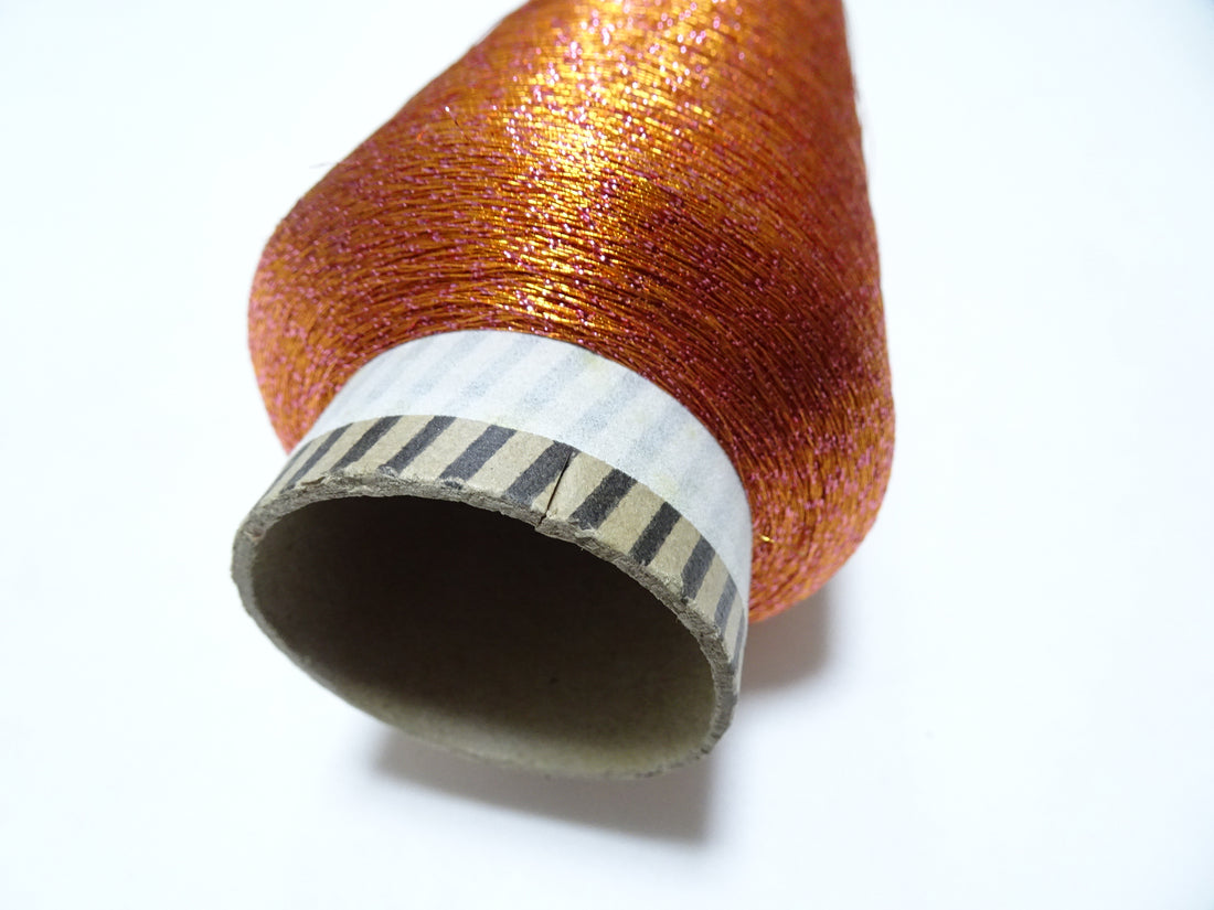 Super Special price! Japanese vintage metallic lame thread embroidery 5000M 9332