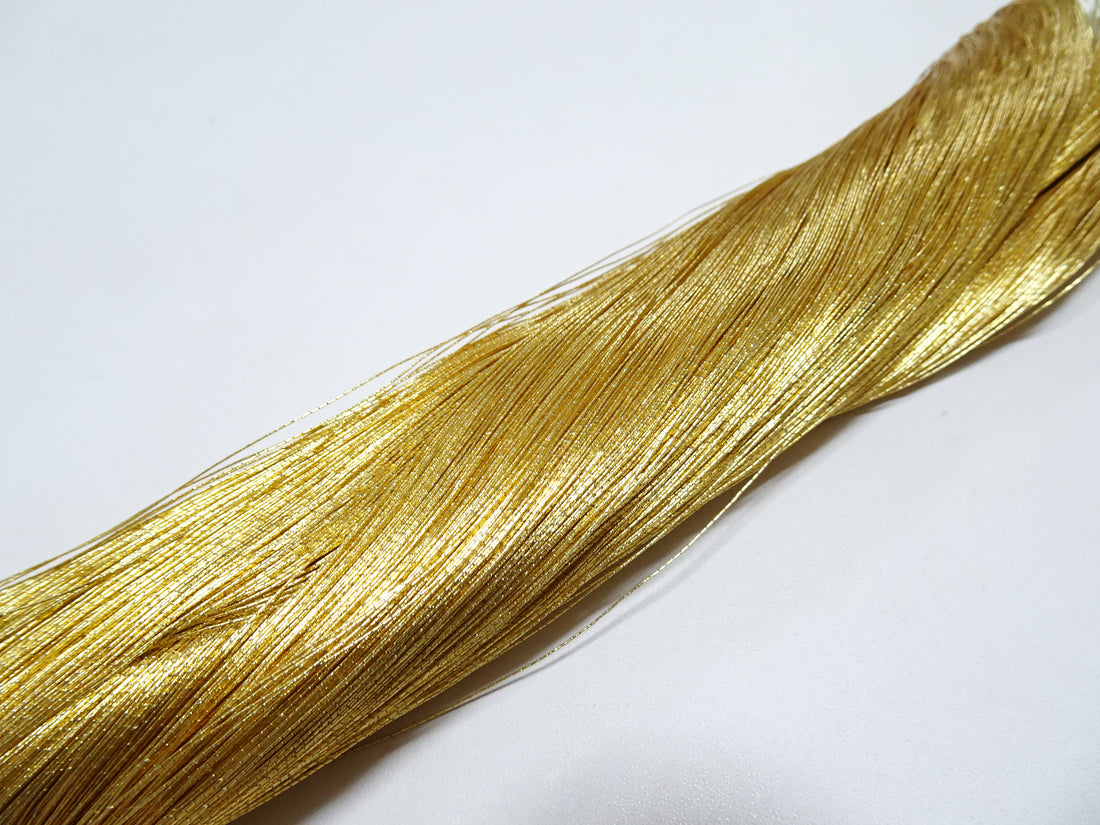 Special price!Japanese Vintage Gold leaf thread embroidery 12385 1000M  0.30mm