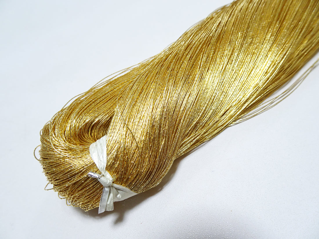 Special price!Japanese Vintage Gold leaf thread embroidery 12385 1000M  0.30mm