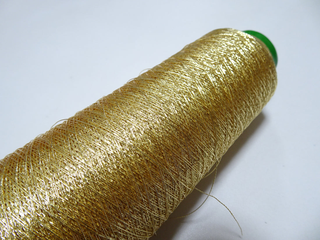 Japanese vintage Superb gold leaf thread 35  embroidery 1000M  0.30mm