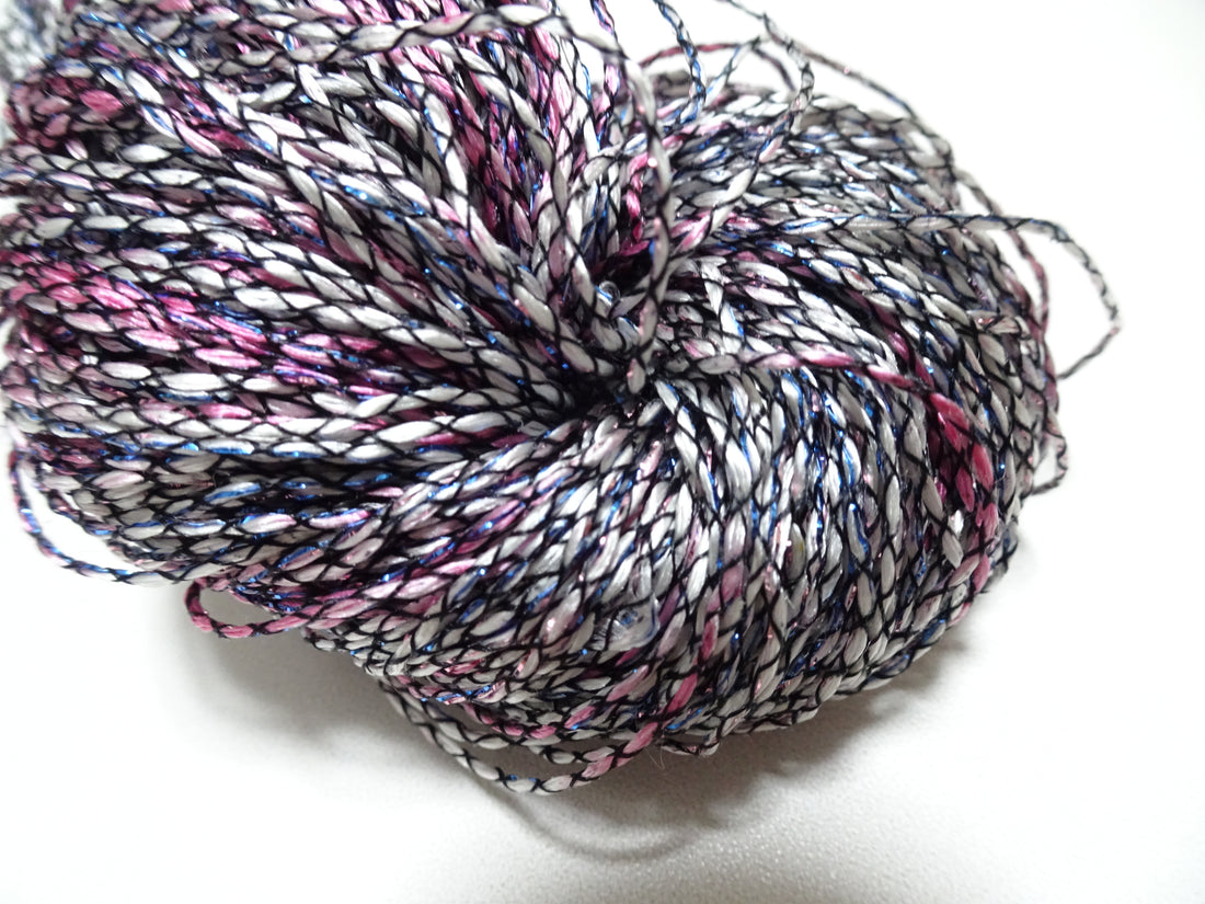 Japanese Tanaka Gen Silk – One-of-a-Kind Hand-Dyed Artistic Silk Thread, Rare Japanese Artisan Yarn, Limited Stock 16464
