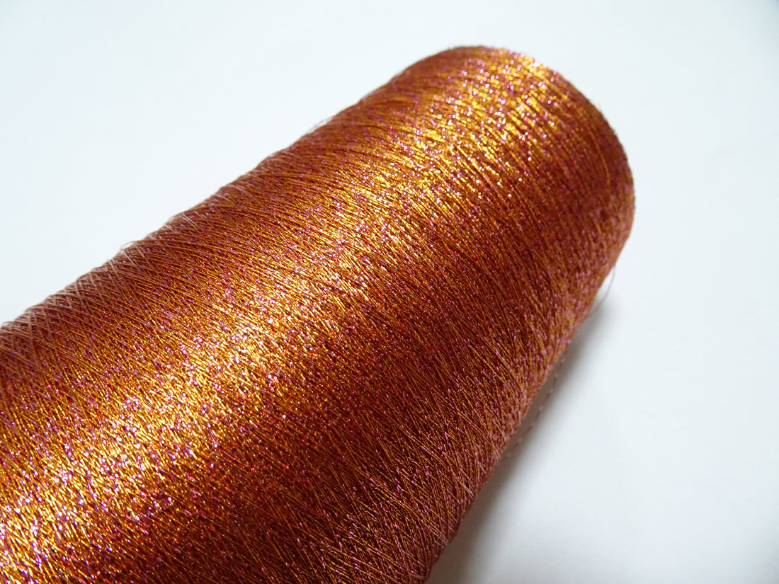 Super Special price! Japanese vintage metallic lame thread embroidery 5000M 9332