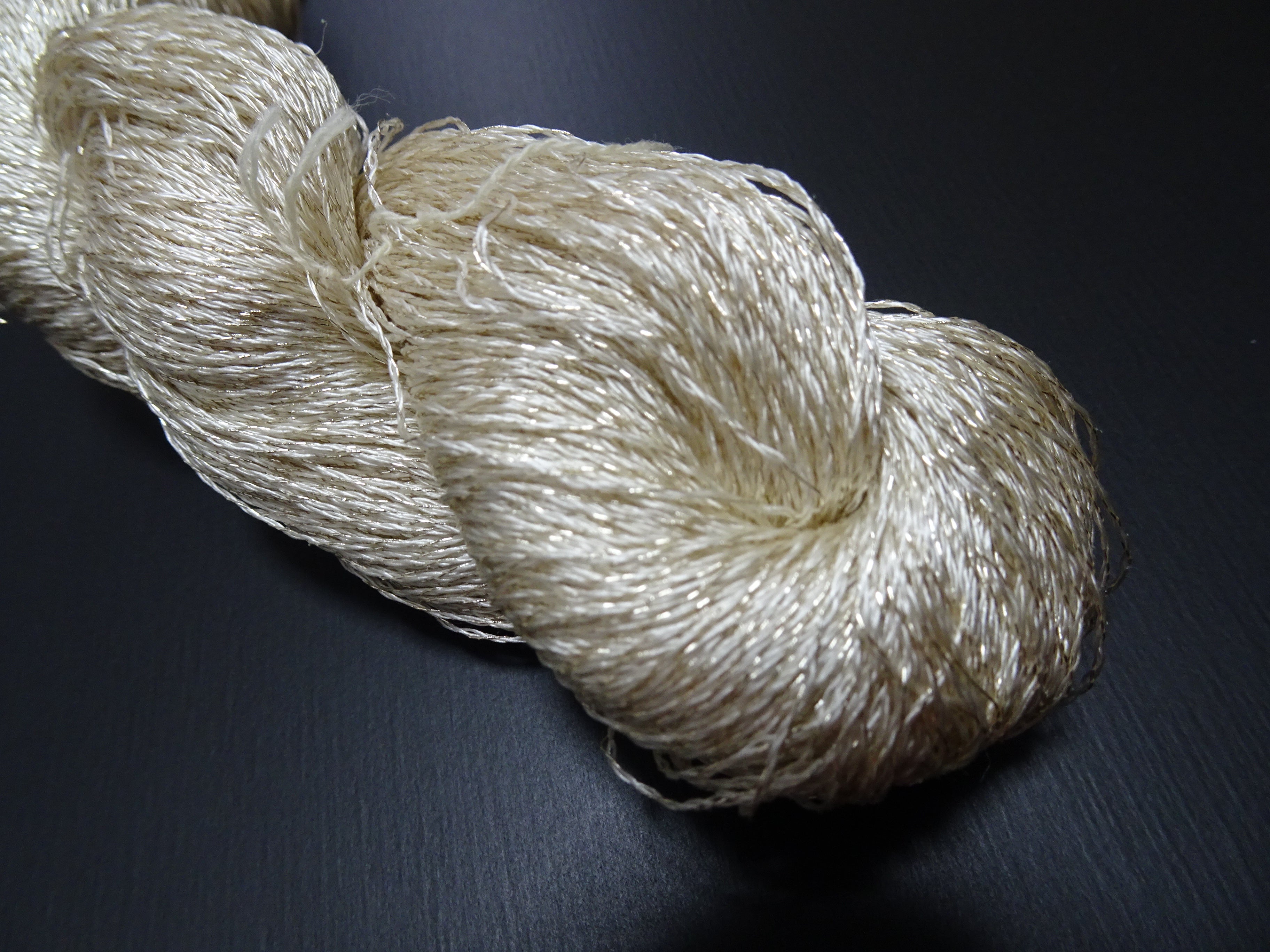 Japanese Vintage High Class Rare Silk Thread Mixture of Gold embroidery 17685