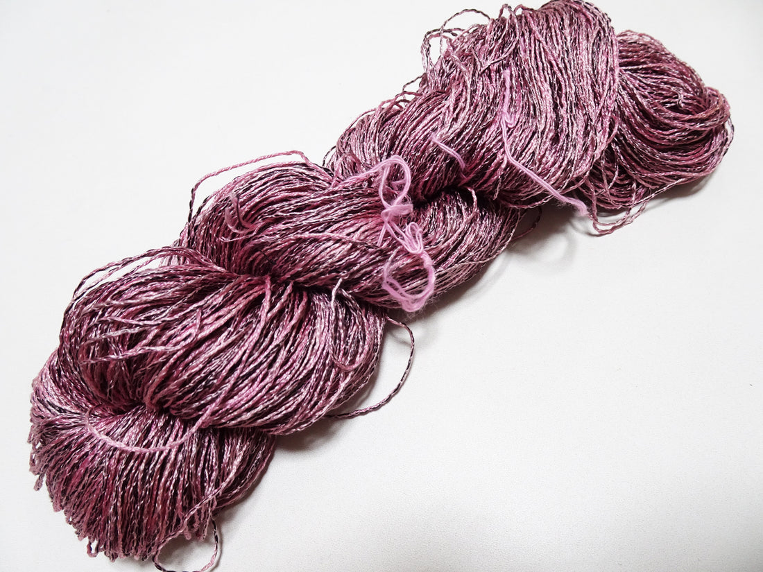 Japanese Tanaka Gen Silk – One-of-a-Kind Hand-Dyed Artistic Silk Thread, Rare Japanese Artisan Yarn, Limited Stock 16465