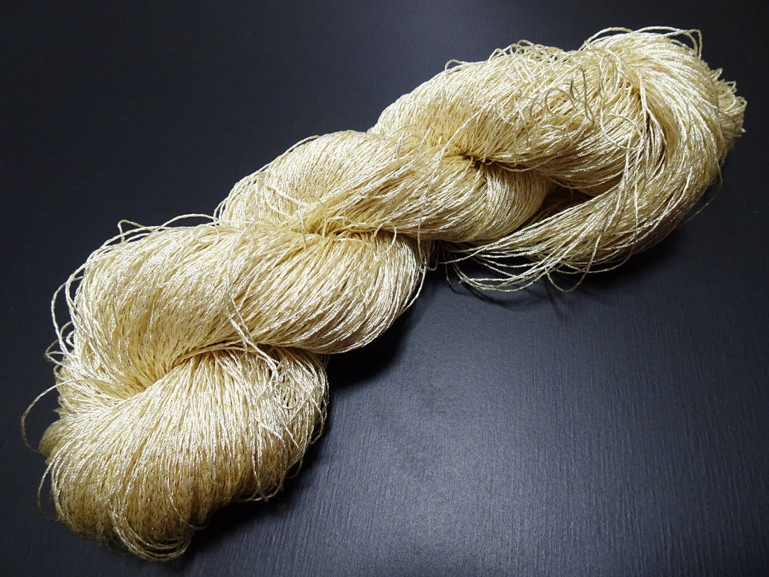 Japanese Vintage High Class Rare Silk Thread Mixture of Gold embroidery 17686