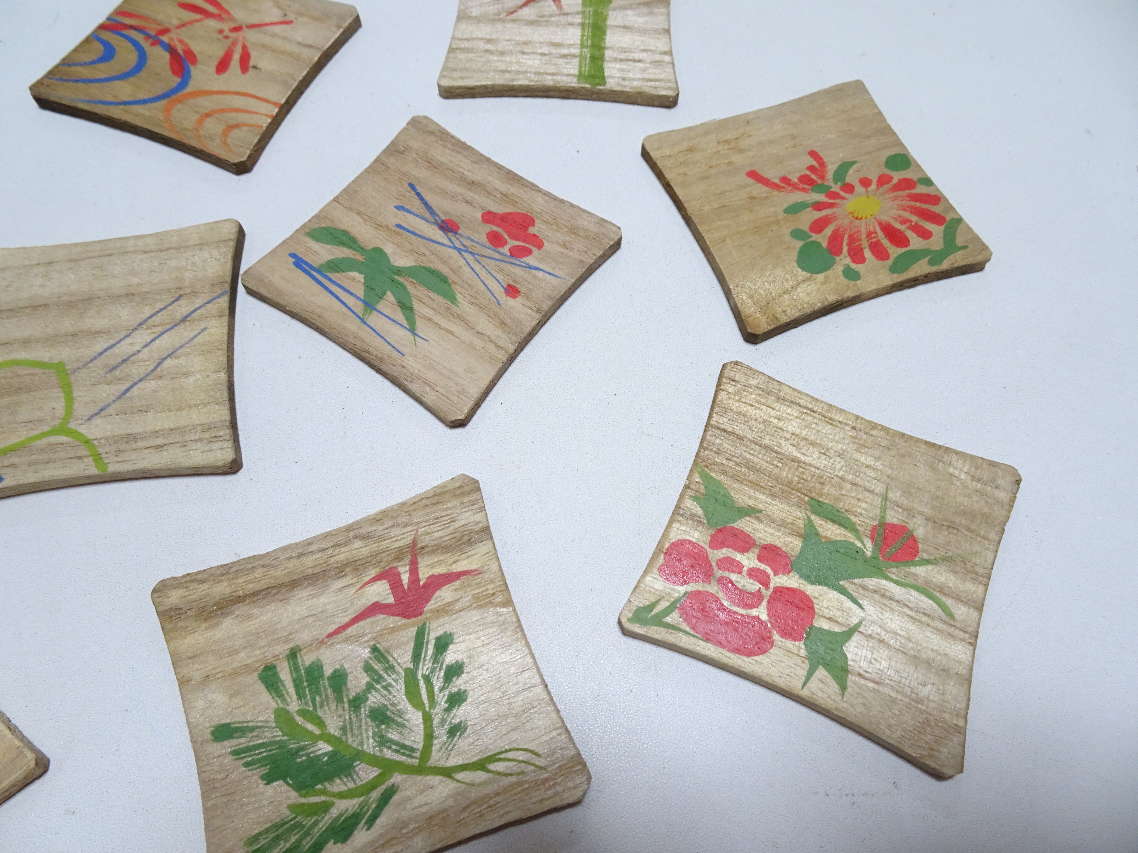 Vintage Japanese Wooden Thread Spools 10sets 17442