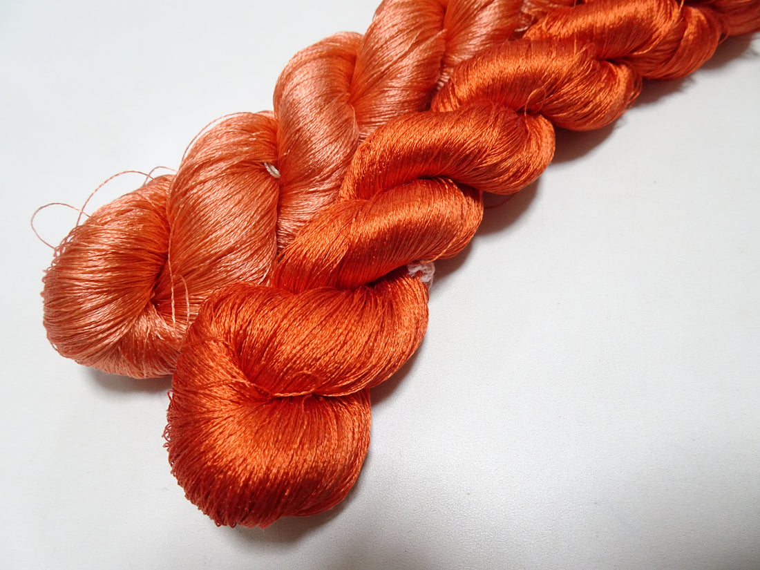 Japanese Vintage Twisted Silk Thread 2sets Embroidery 16944