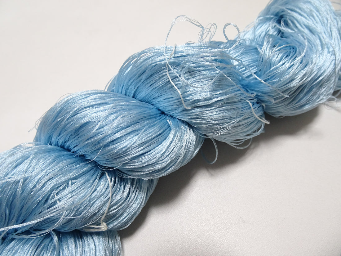 Japanese Vintage 6 Loose-Twist Silk Threads 19238