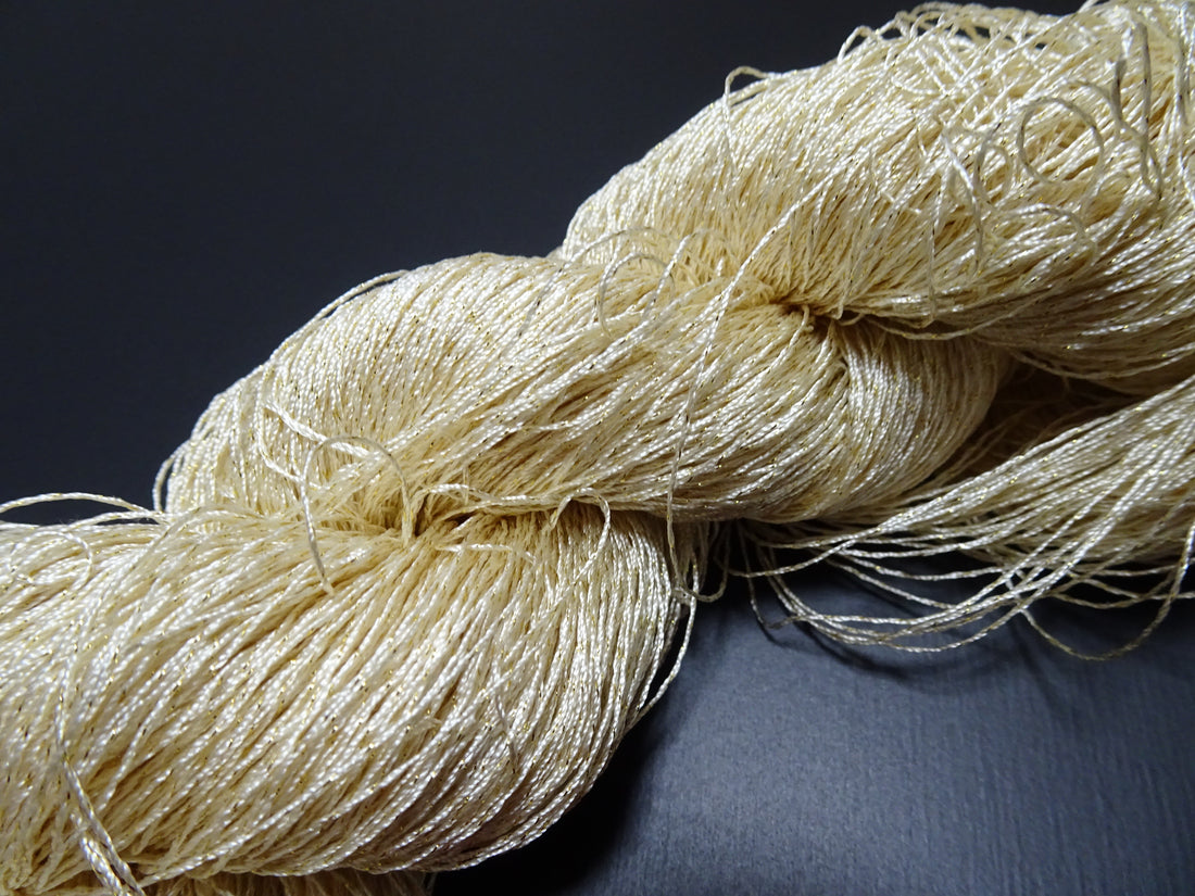 Japanese Vintage High Class Rare Silk Thread Mixture of Gold embroidery 17686