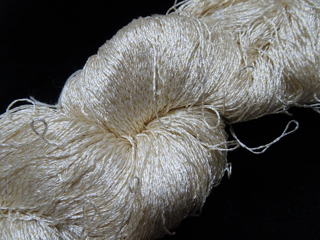 Japanese Vintage High Class Rare Silk Thread Mixture of Gold embroidery 17888