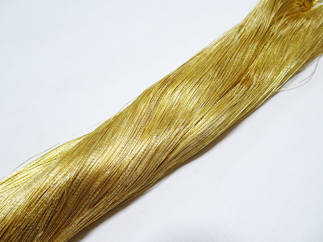 Special price!Japanese Vintage Gold leaf thread embroidery 12386 1000M  0.30mm