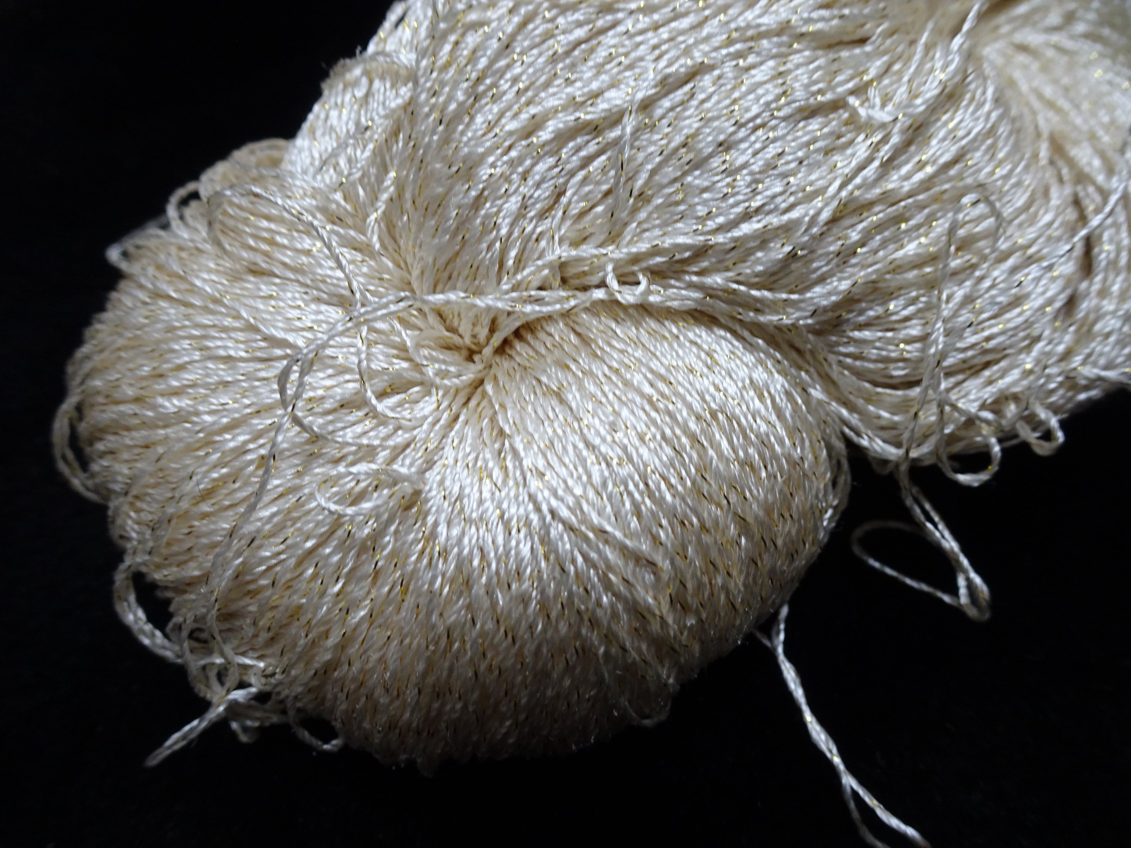 Japanese Vintage High Class Rare Silk Thread Mixture of Gold embroidery 17888