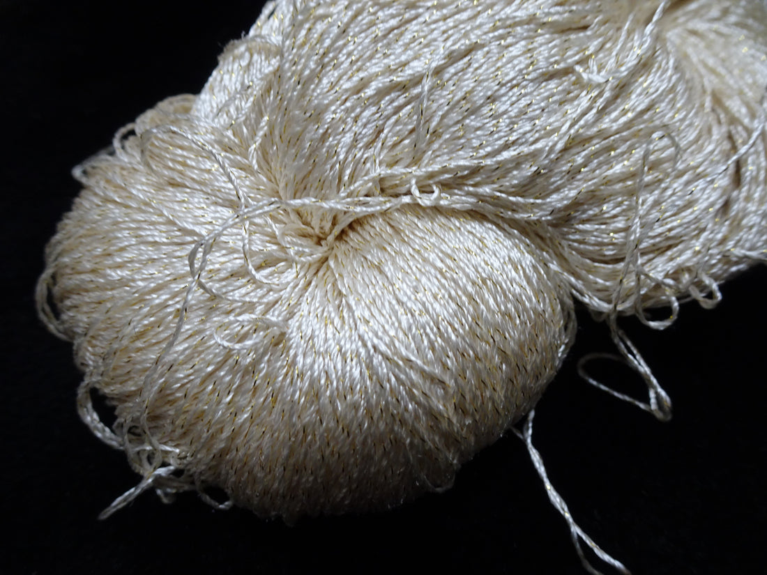 Japanese Vintage High Class Rare Silk Thread Mixture of Gold embroidery 17888