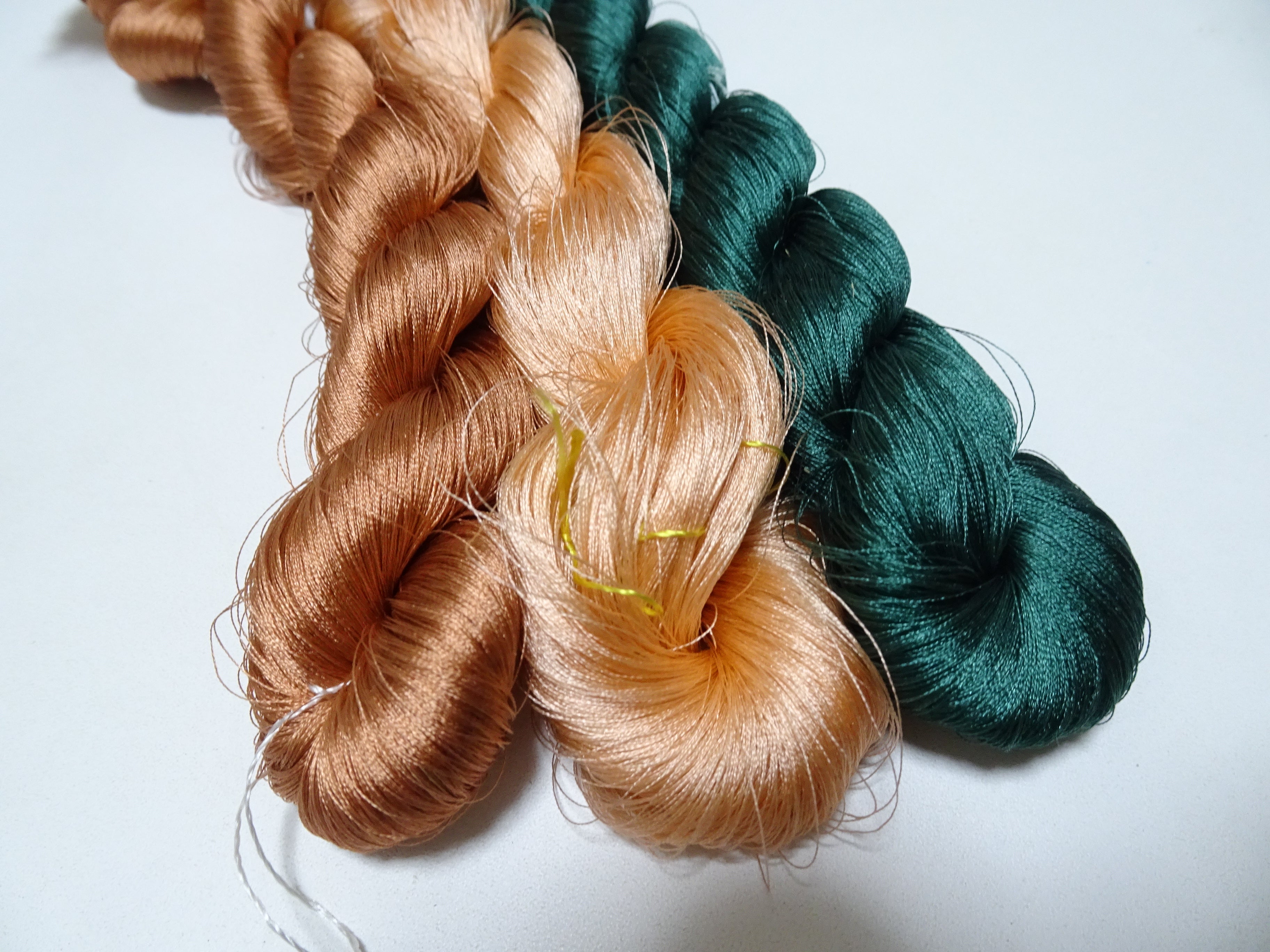 Japanese vintage silk thread 3sets embroidery 8464