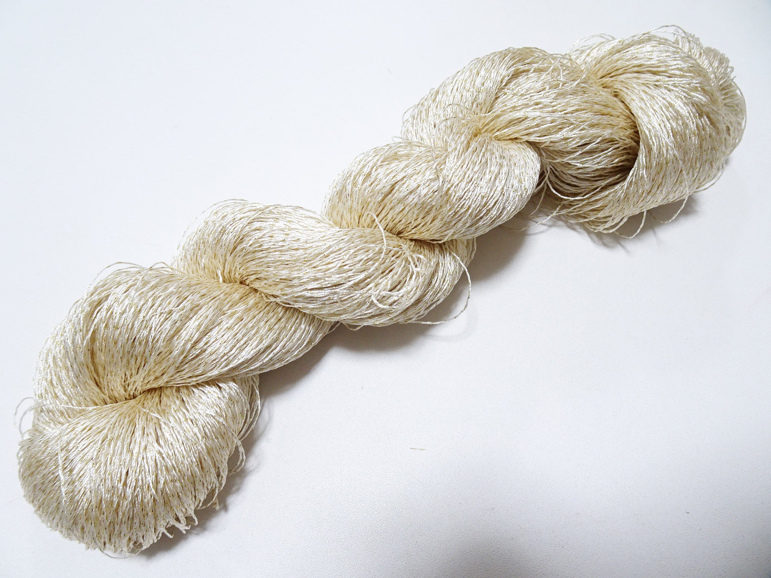 Japanese vintage high class rare silk thread Mixture of Gold embroidery 9507