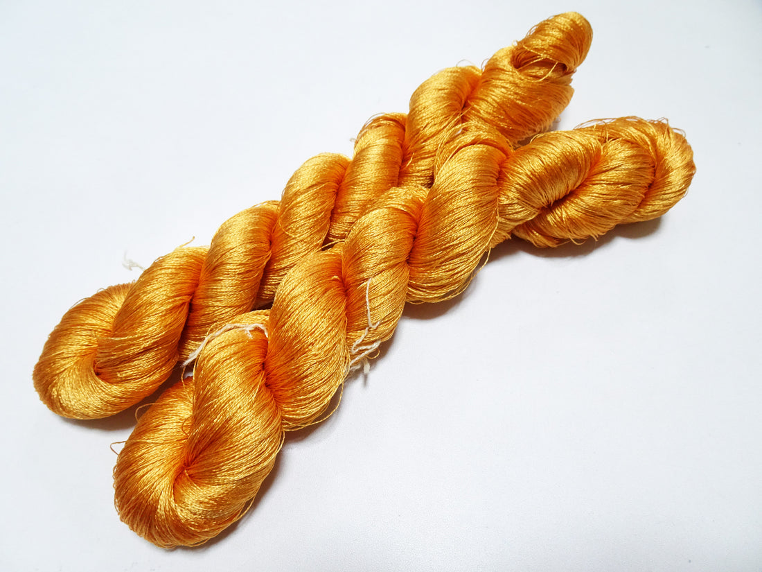 Japanese Vintage Twisted Silk Thread 2sets Embroidery 16945