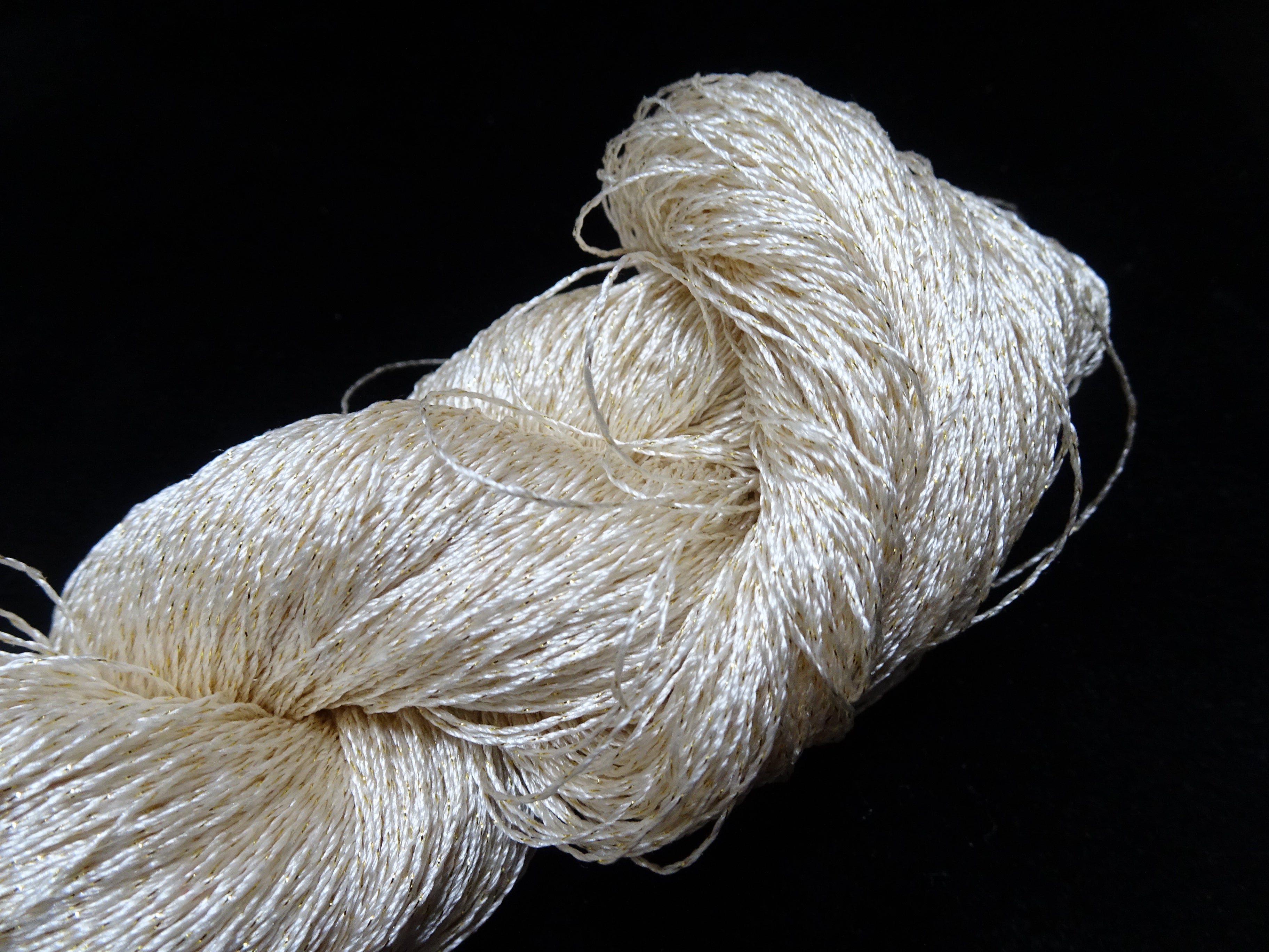 Japanese Vintage High Class Rare Silk Thread Mixture of Gold embroidery 17889