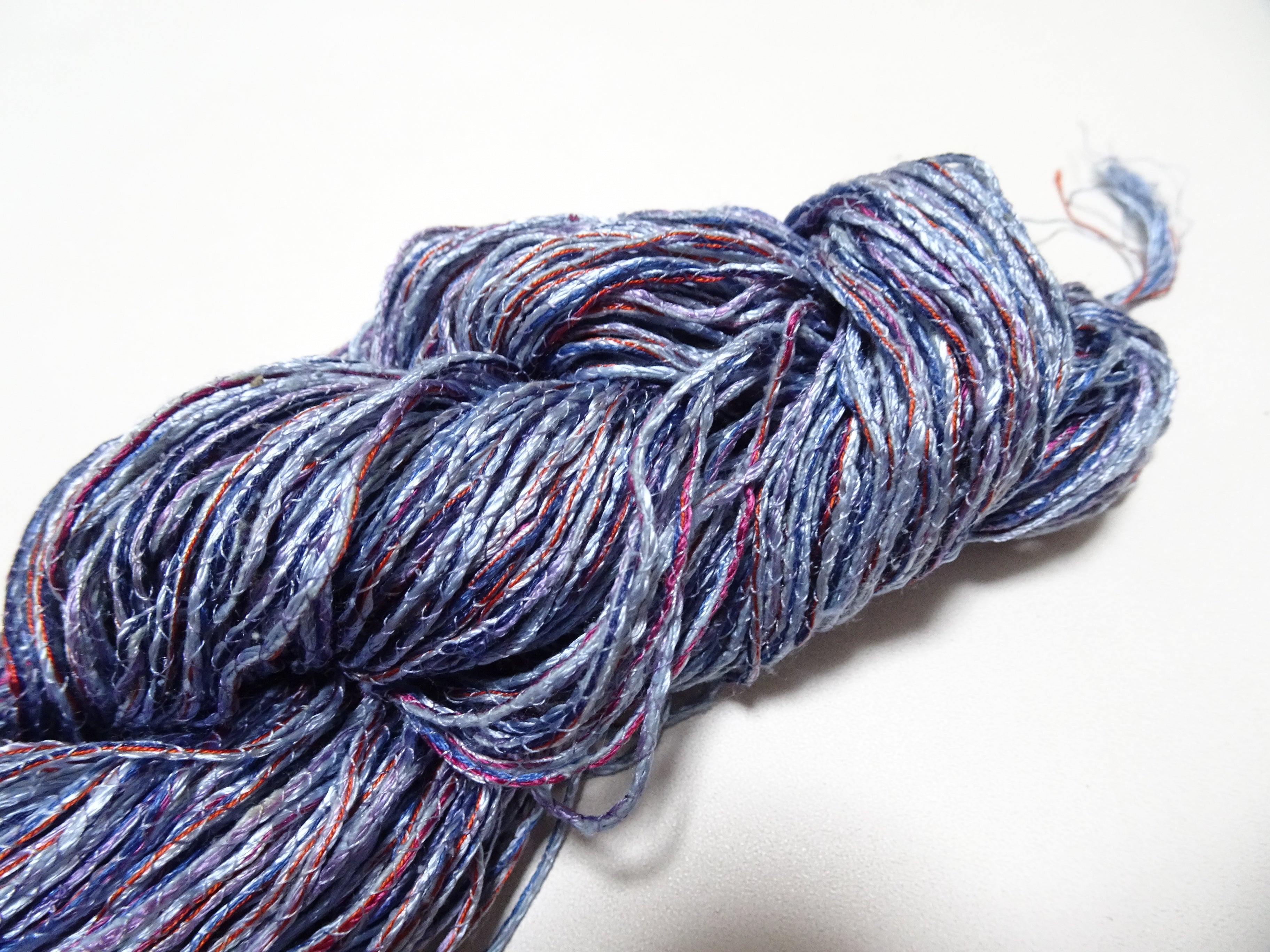 Japanese Tanaka Gen Silk – One-of-a-Kind Hand-Dyed Artistic Silk Thread, Rare Japanese Artisan Yarn, Limited Stock 16499