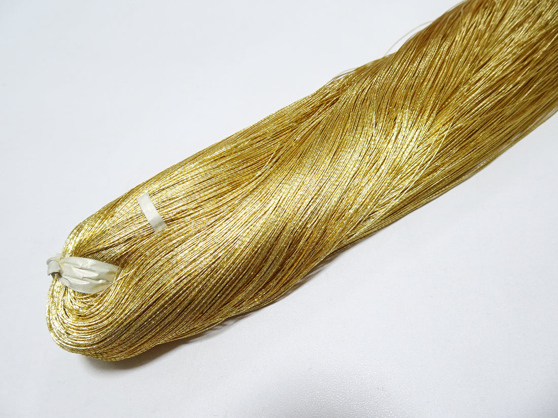 Special price!Japanese Vintage Gold leaf thread embroidery 12387 1000M  0.30mm