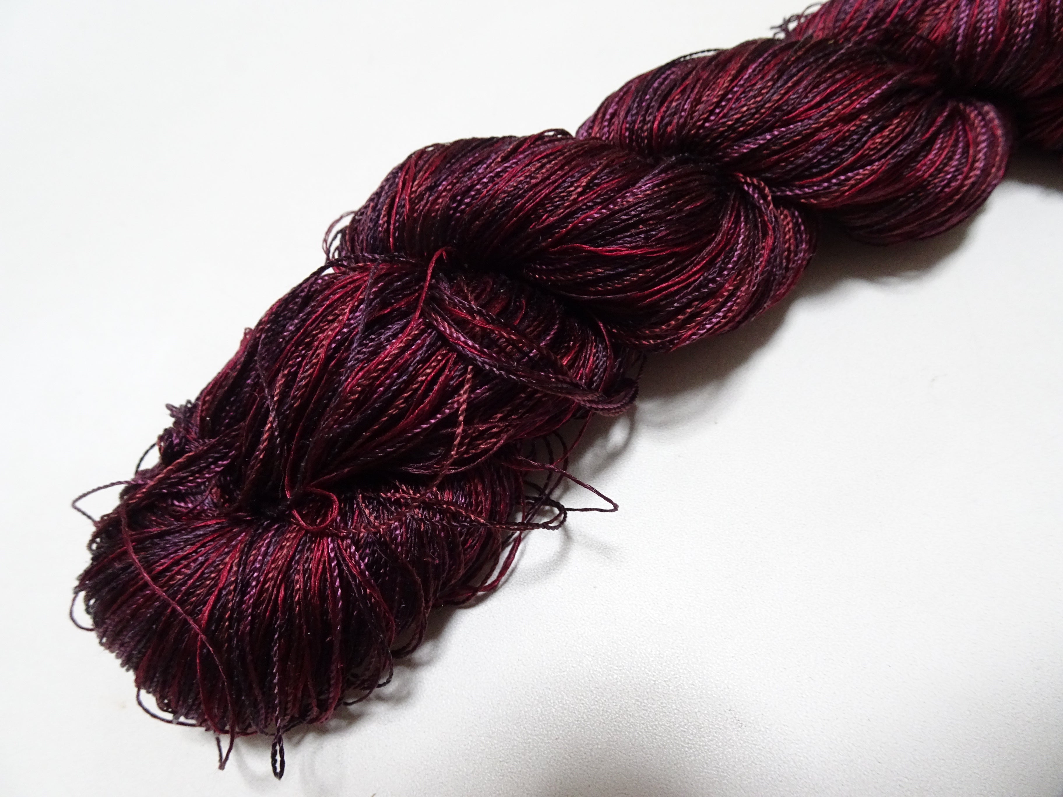 Japanese Vintage Twisted Silk Thread Embroidery & Weaving 18428