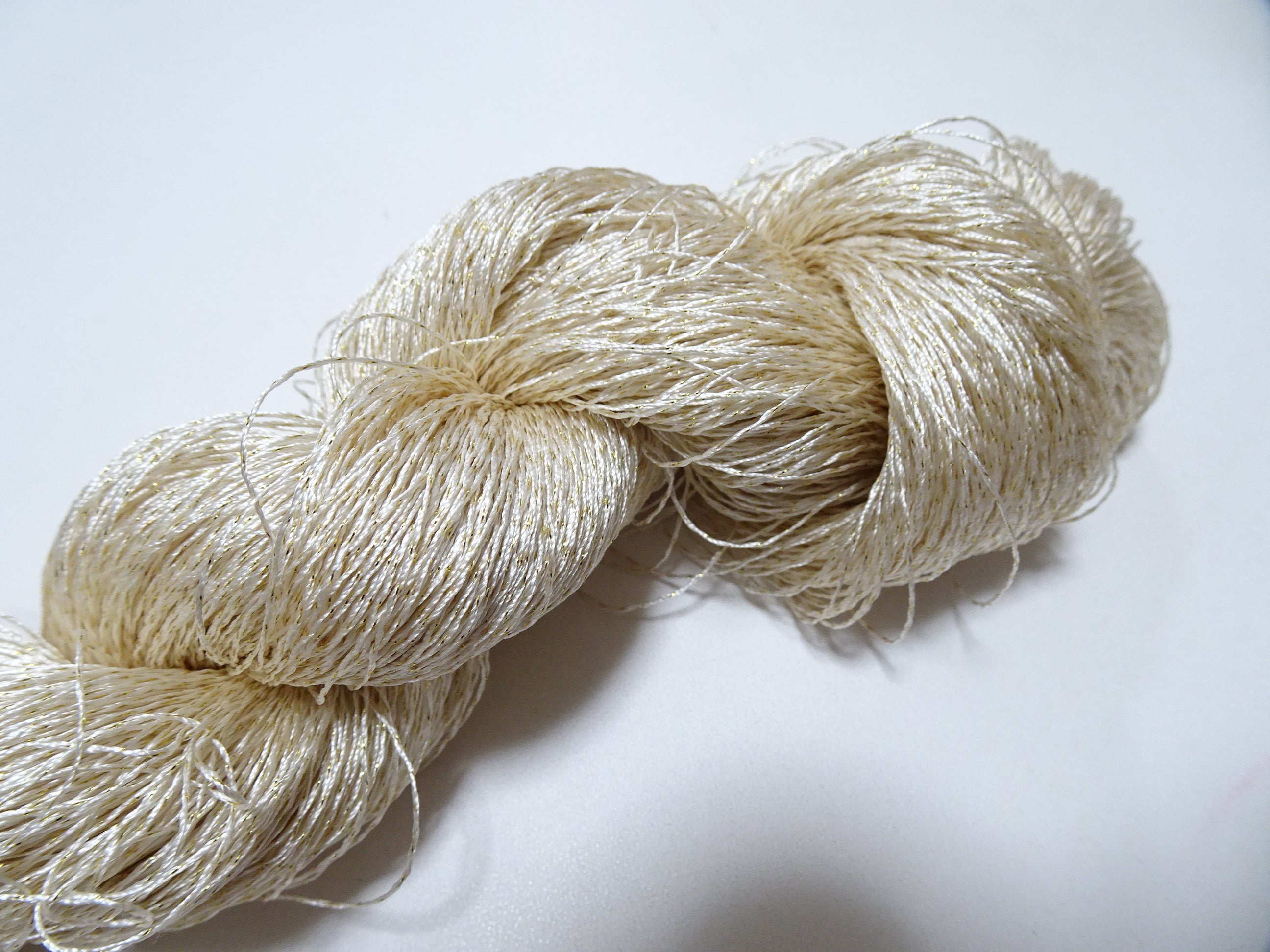 Japanese vintage high class rare silk thread Mixture of Gold embroidery 9507