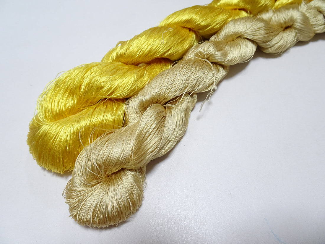 Japanese Vintage loose Twisted Silk Thread 2sets Embroidery 14528