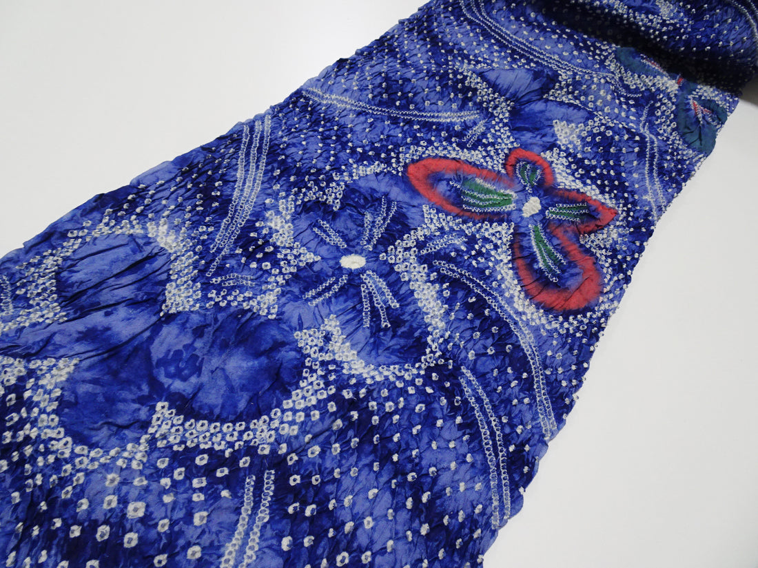 Japanese Vintage Cotton Bolt Arimatsu Narumi Shibori Indigo Dye 11609