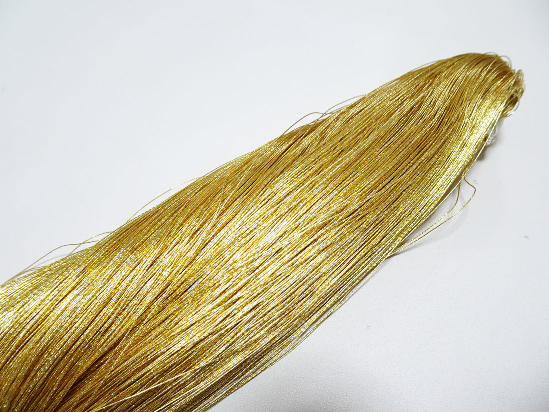 Special price!Japanese Vintage Gold leaf thread embroidery 12387 1000M  0.30mm