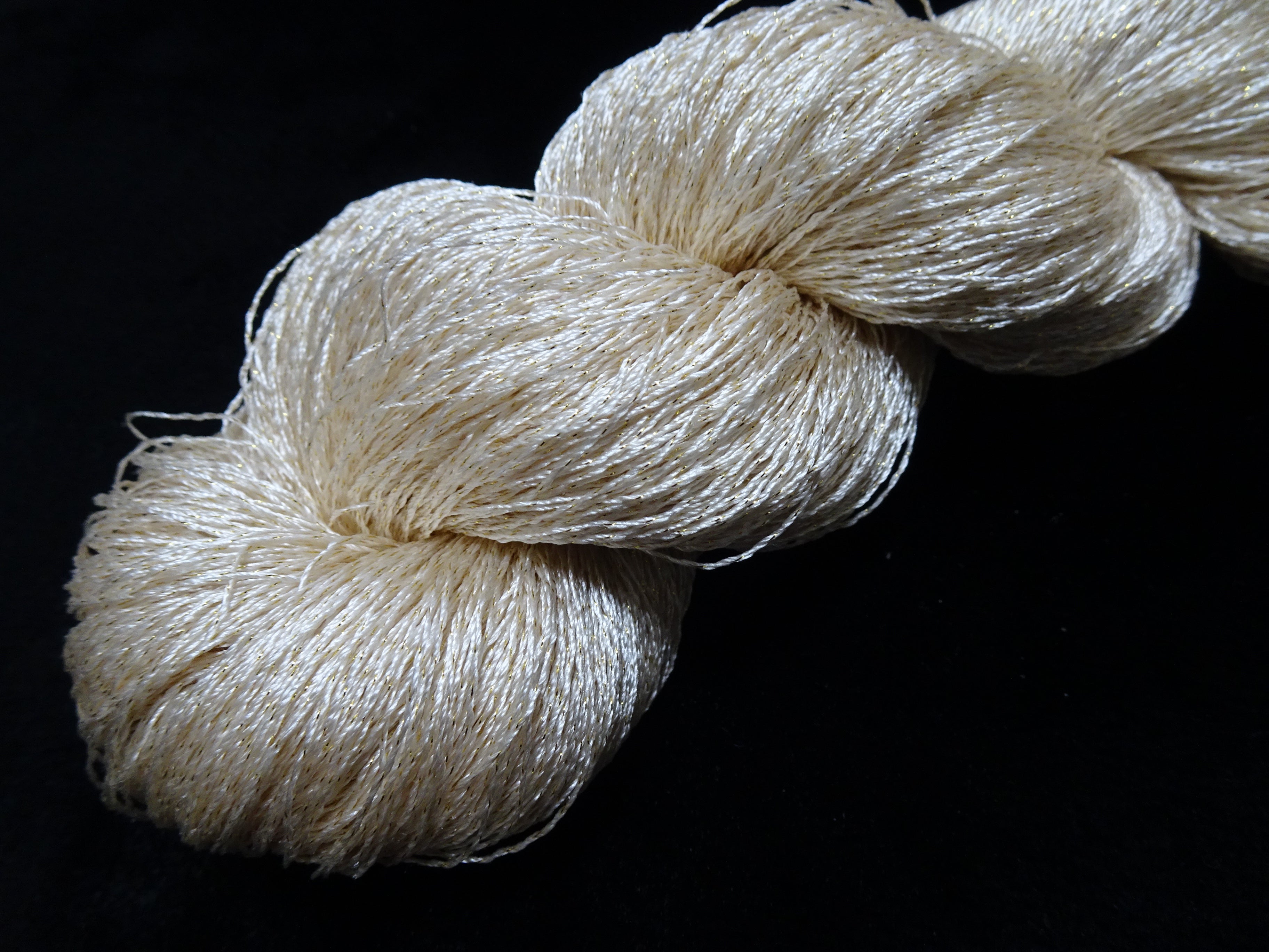Japanese Vintage High Class Rare Silk Thread Mixture of Gold embroidery 17889