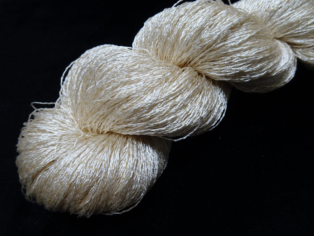 Japanese Vintage High Class Rare Silk Thread Mixture of Gold embroidery 17889
