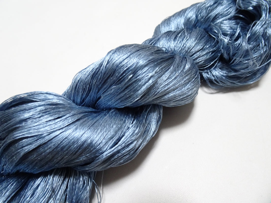 Japanese Vintage Twisted Silk Thread Embroidery 17122
