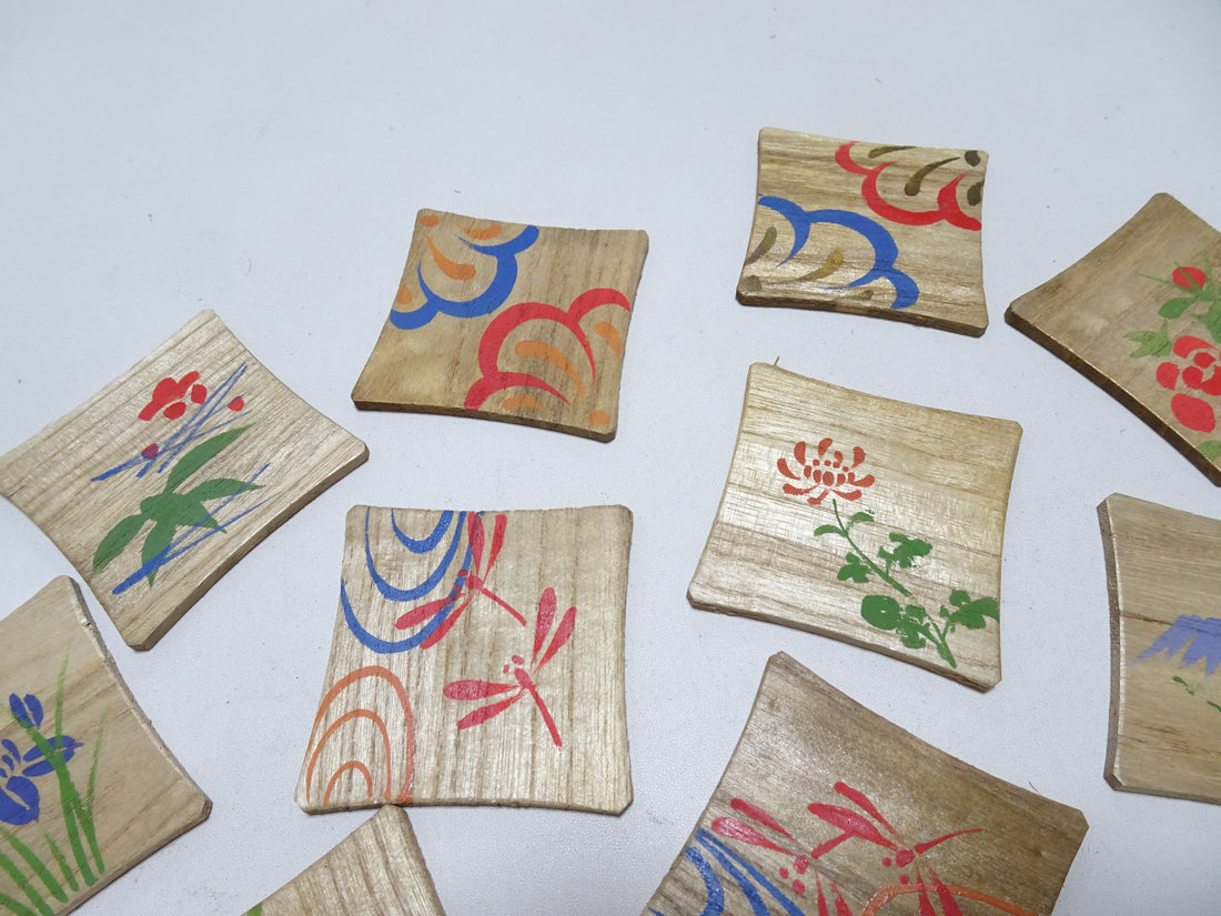 Vintage Japanese Wooden Thread Spools 10sets 17443