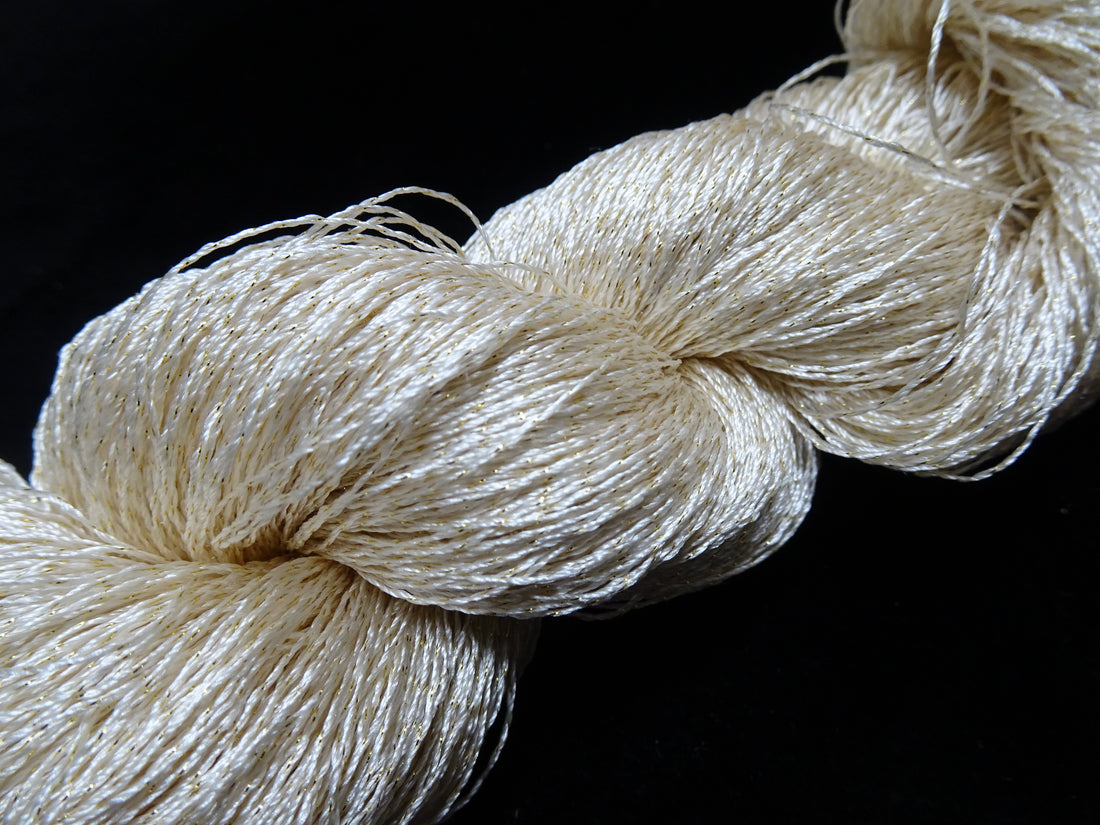 Japanese Vintage High Class Rare Silk Thread Mixture of Gold embroidery 17889