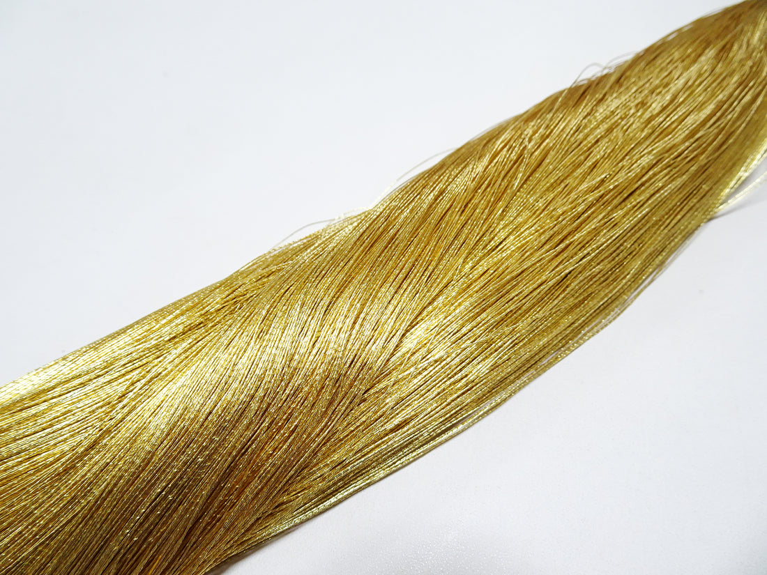 Special price!Japanese Vintage Gold leaf thread embroidery 12387 1000M  0.30mm