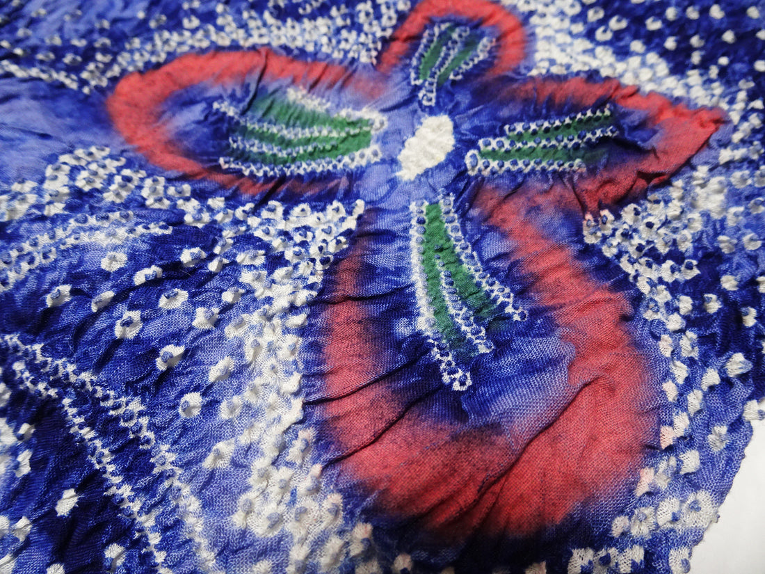 Japanese Vintage Cotton Bolt Arimatsu Narumi Shibori Indigo Dye 11609