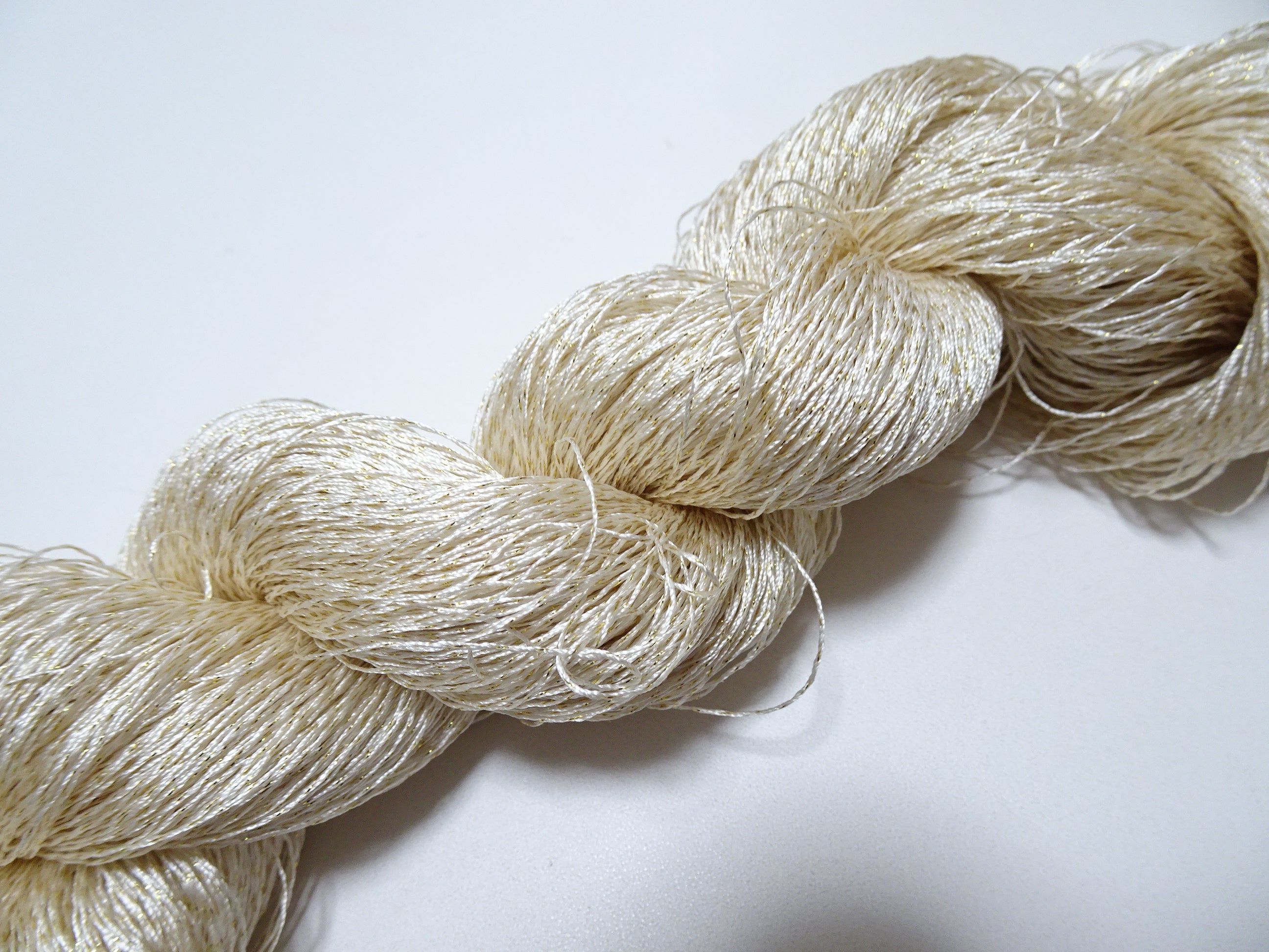 Japanese vintage high class rare silk thread Mixture of Gold embroidery 9507