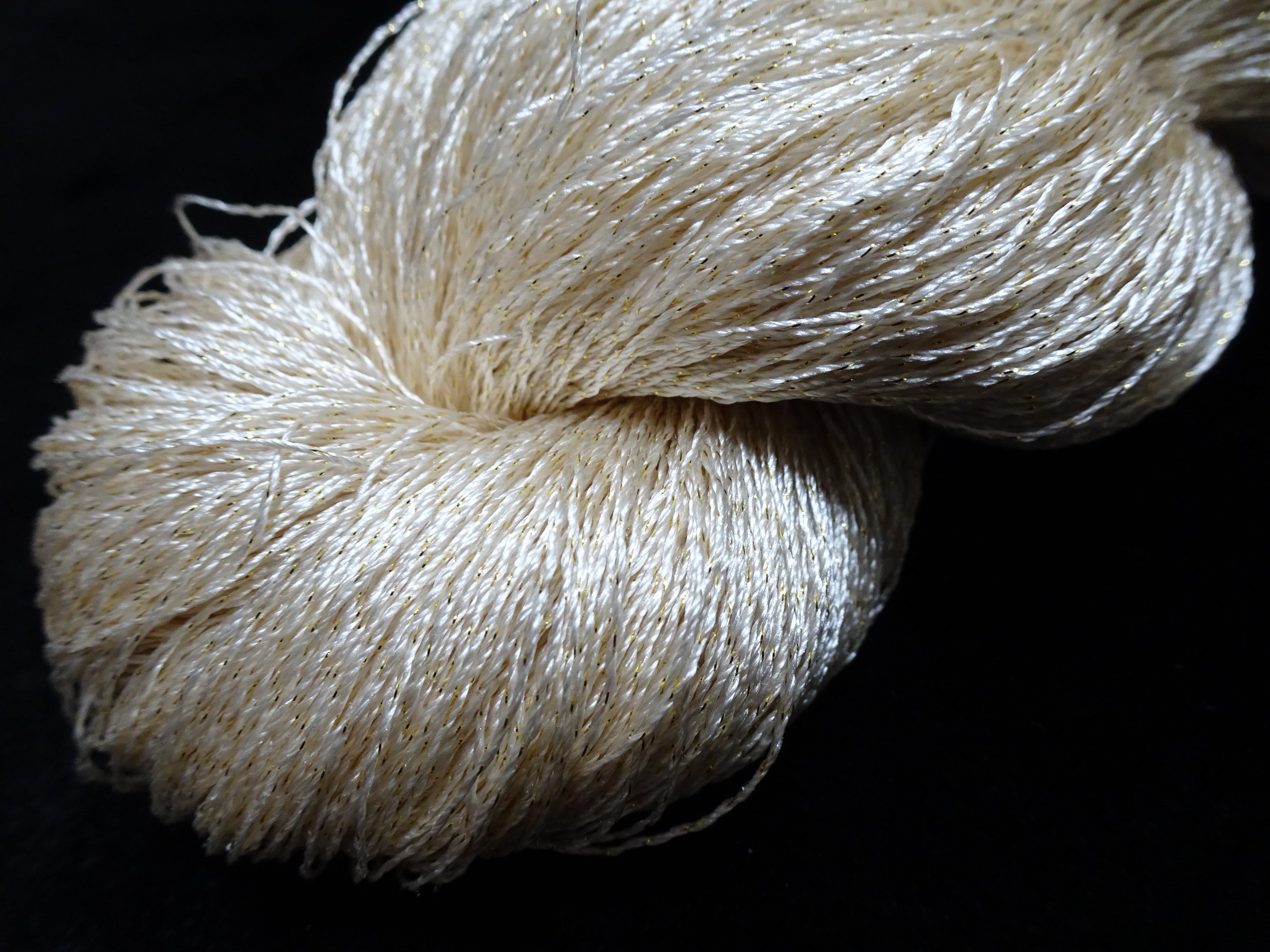 Japanese Vintage High Class Rare Silk Thread Mixture of Gold embroidery 17889