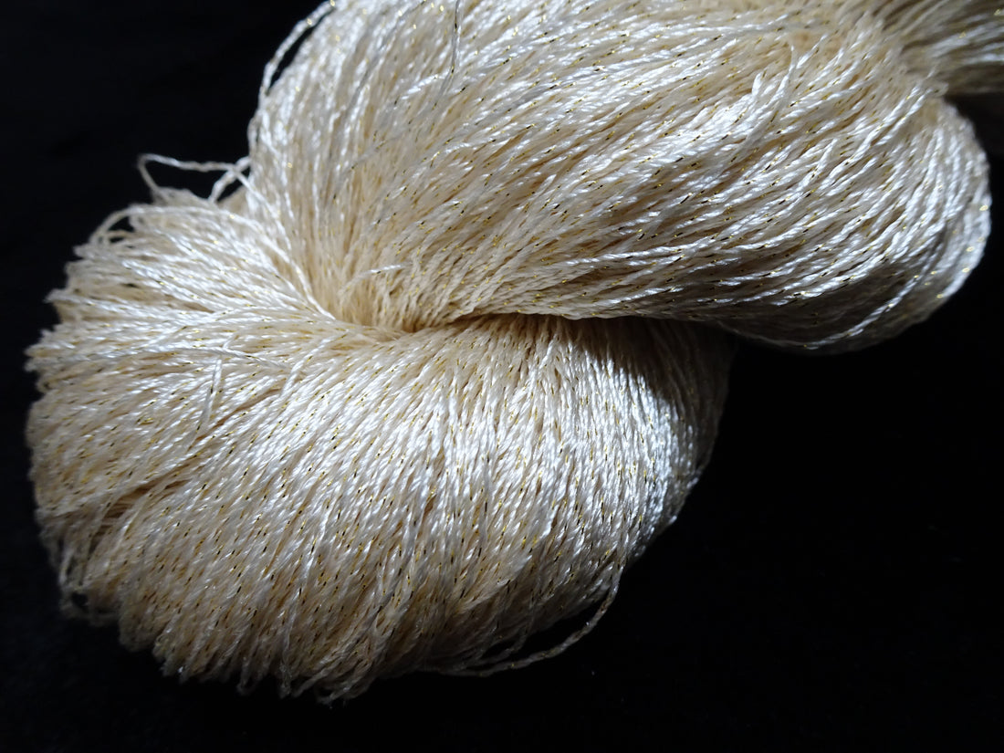 Japanese Vintage High Class Rare Silk Thread Mixture of Gold embroidery 17889