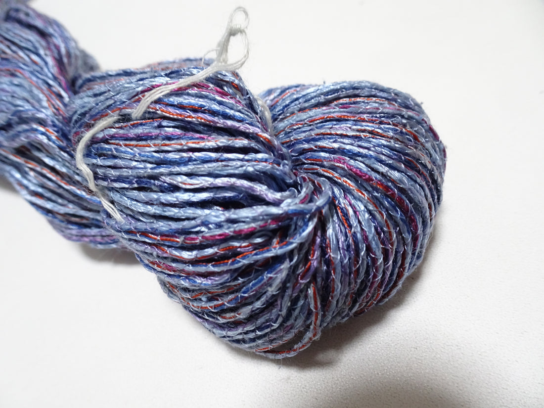 Japanese Tanaka Gen Silk – One-of-a-Kind Hand-Dyed Artistic Silk Thread, Rare Japanese Artisan Yarn, Limited Stock 16499
