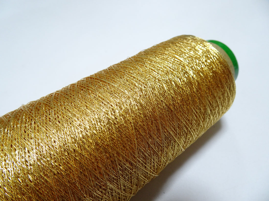 Japanese vintage Superb gold leaf thread 312  embroidery 1000M  0.30mm