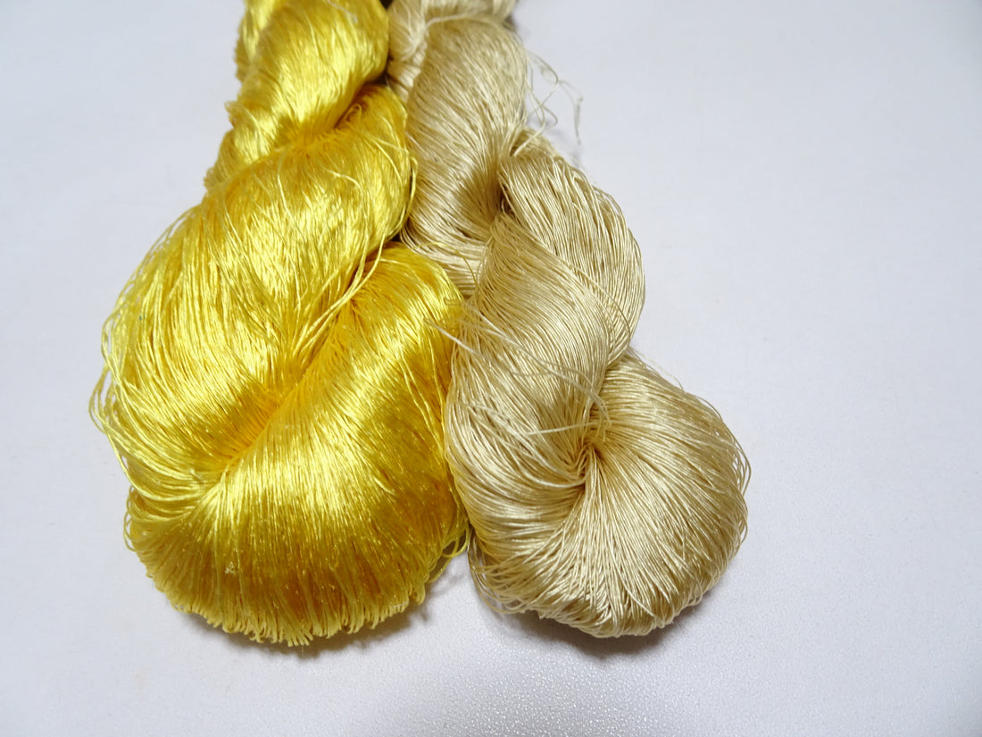 Japanese Vintage loose Twisted Silk Thread 2sets Embroidery 14528