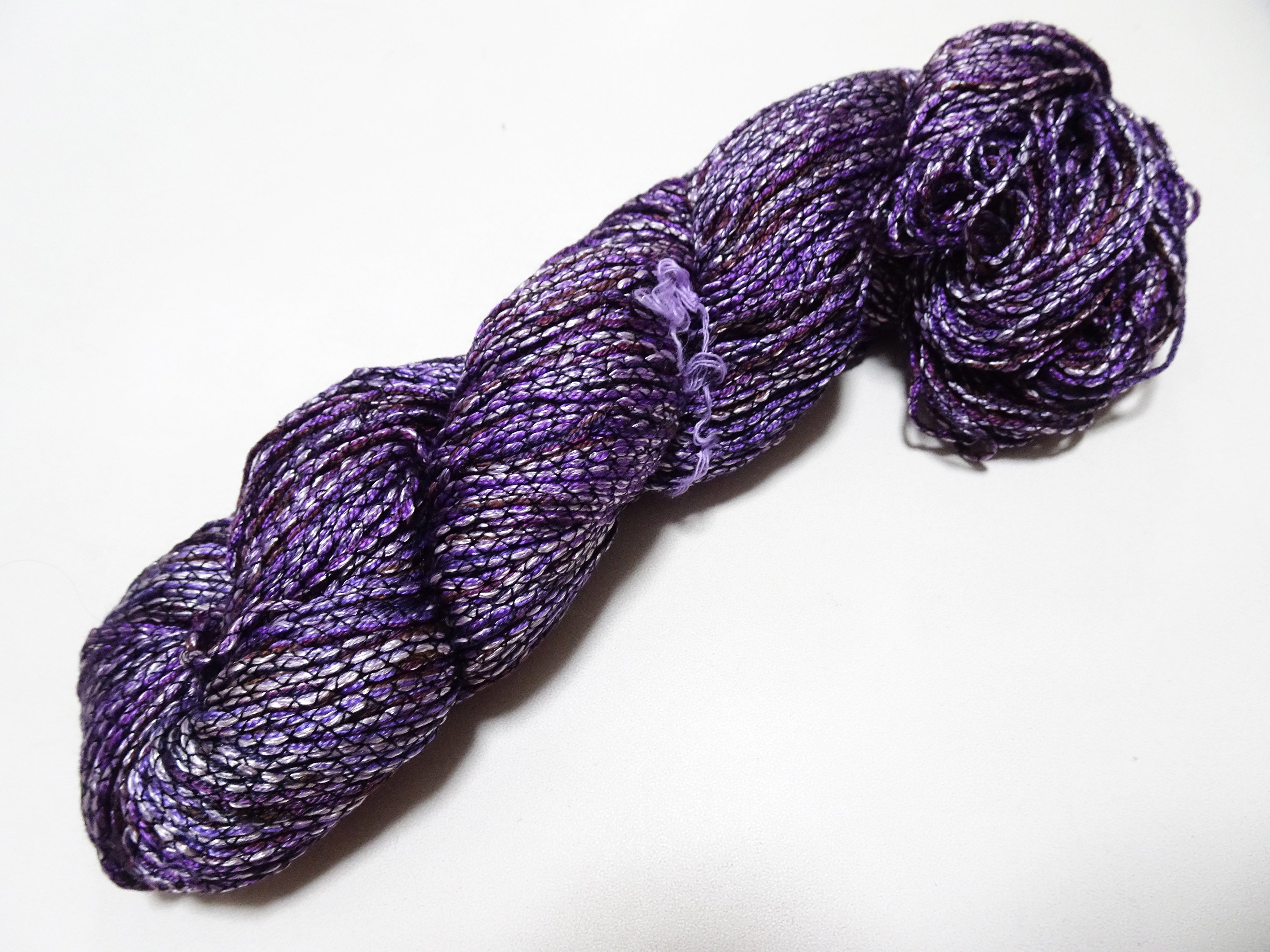 Japanese Tanaka Gen Silk – One-of-a-Kind Hand-Dyed Artistic Silk Thread, Rare Japanese Artisan Yarn, Limited Stock 19105