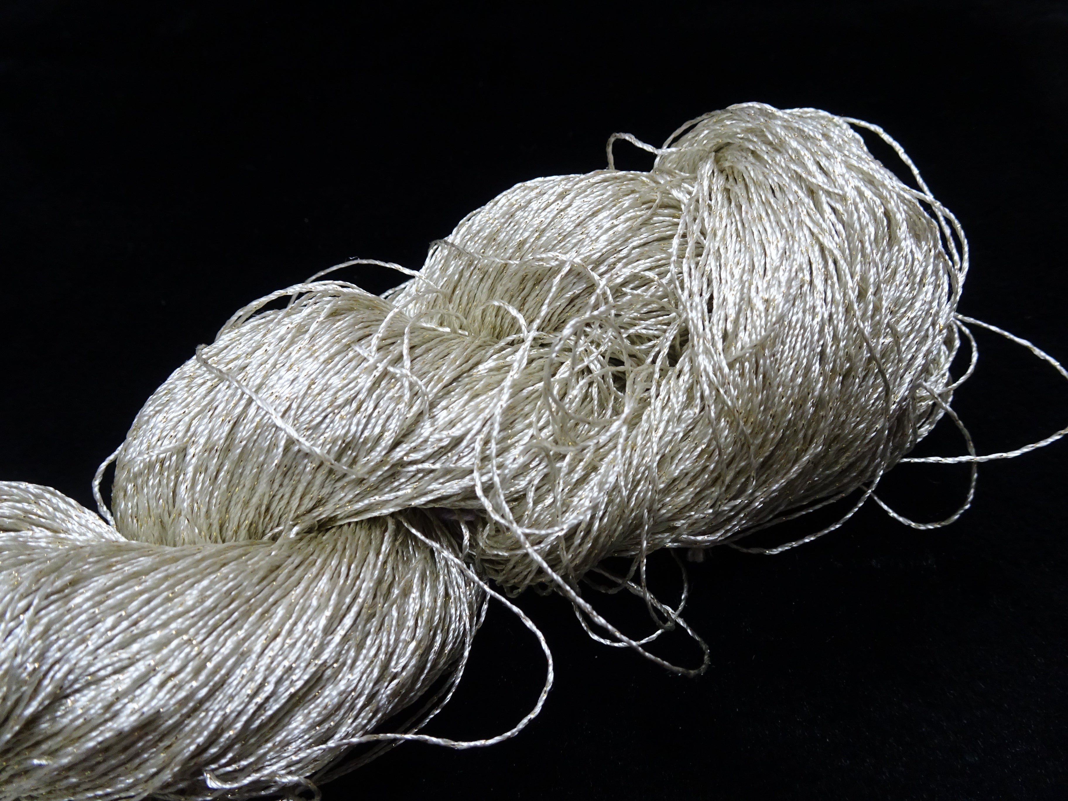 Japanese Vintage High Class Rare Silk Thread Mixture of Gold embroidery 17890
