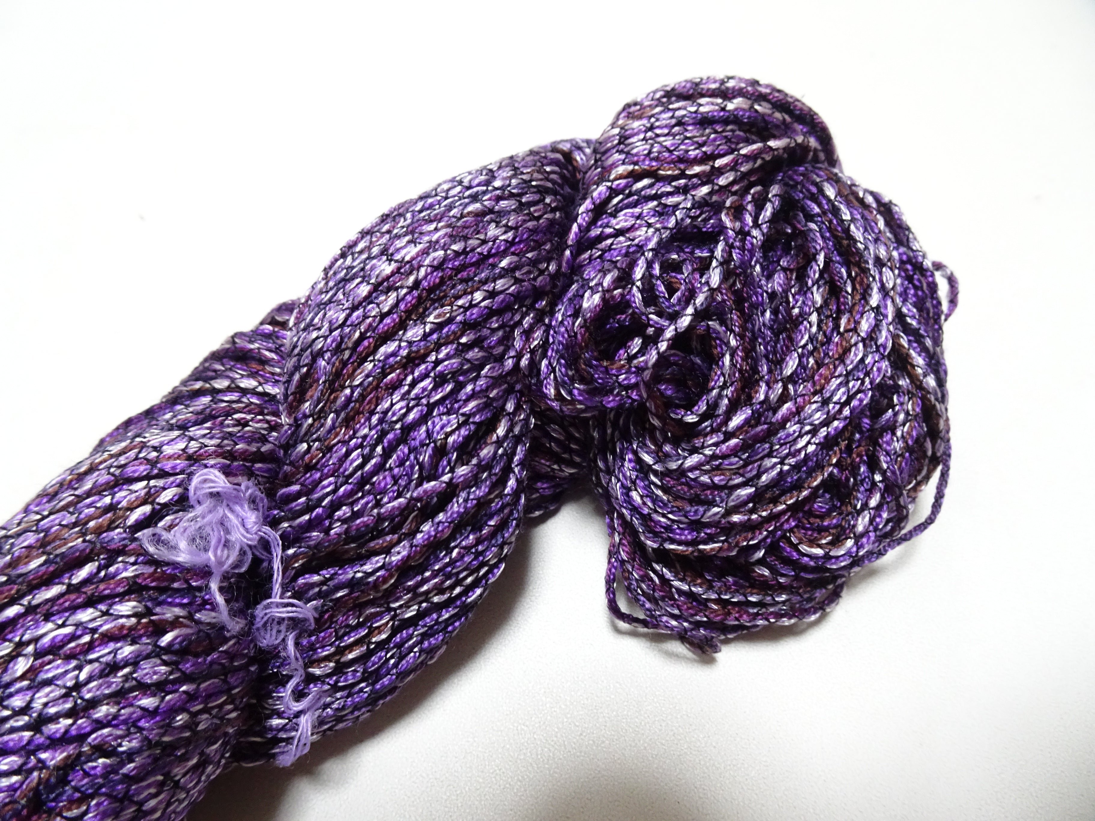 Japanese Tanaka Gen Silk – One-of-a-Kind Hand-Dyed Artistic Silk Thread, Rare Japanese Artisan Yarn, Limited Stock 19105