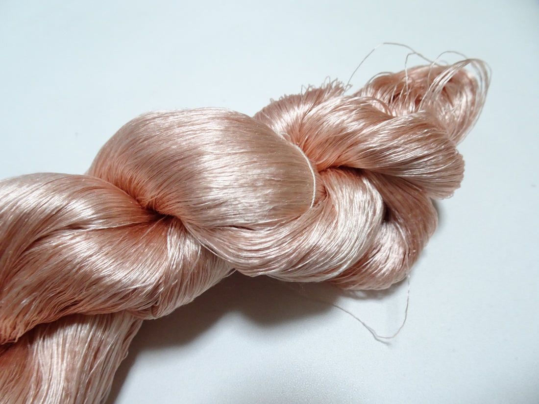 Japanese Vintage Twisted Silk Thread Embroidery 17123