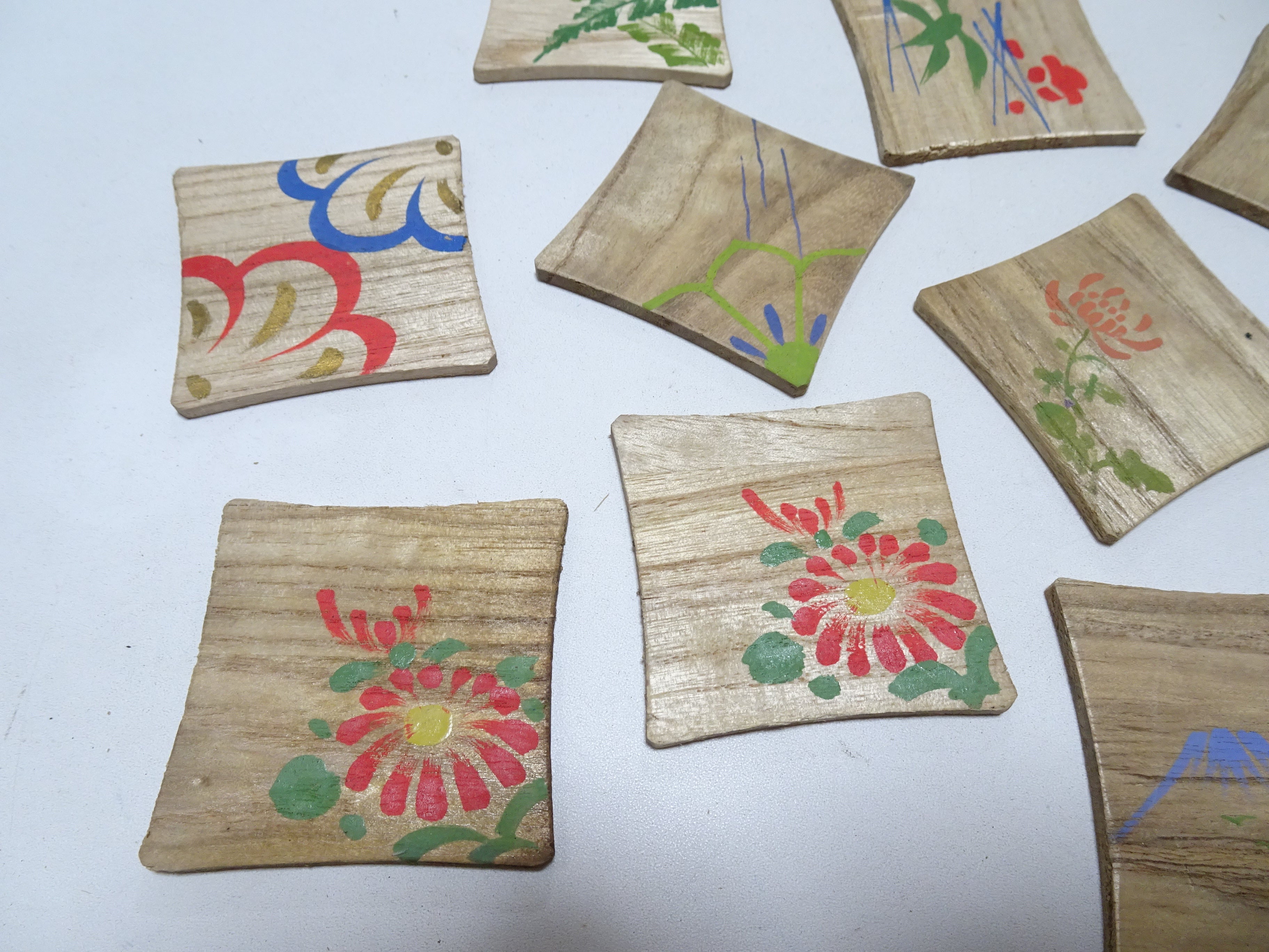 Vintage Japanese Wooden Thread Spools 10sets 17444