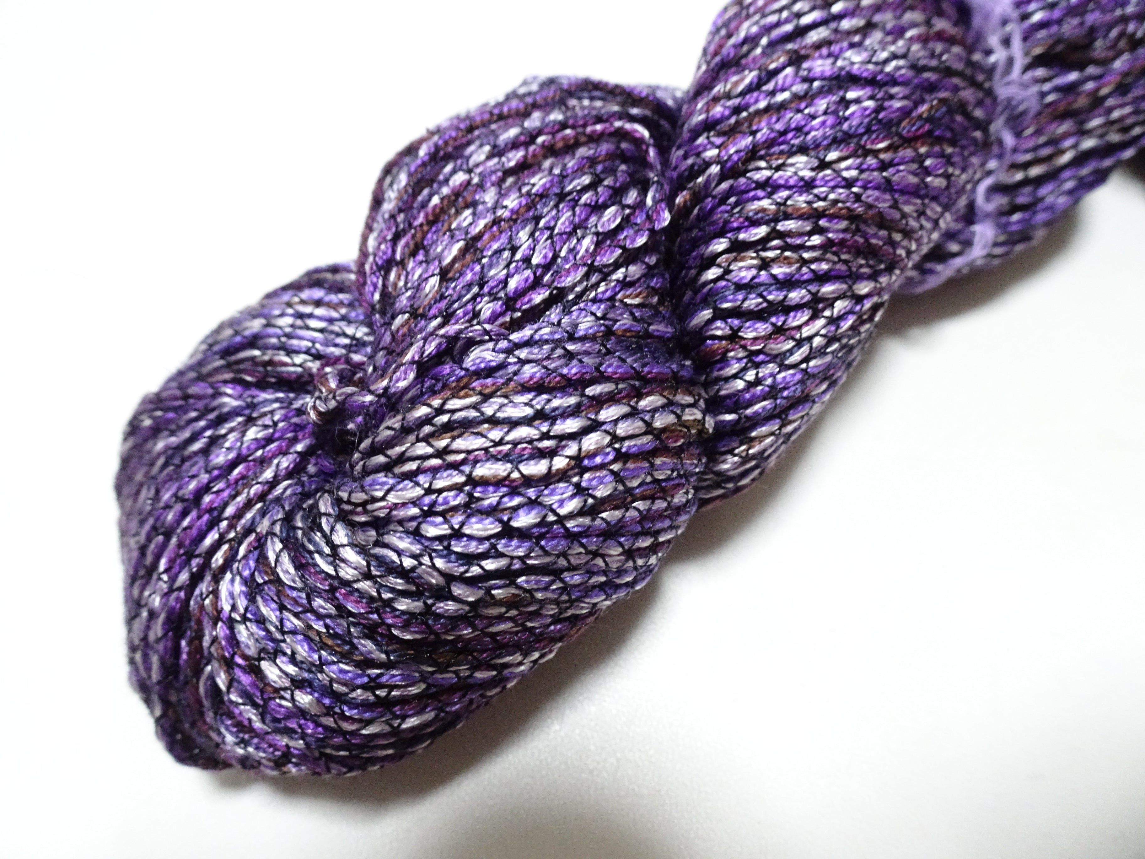 Japanese Tanaka Gen Silk – One-of-a-Kind Hand-Dyed Artistic Silk Thread, Rare Japanese Artisan Yarn, Limited Stock 19105