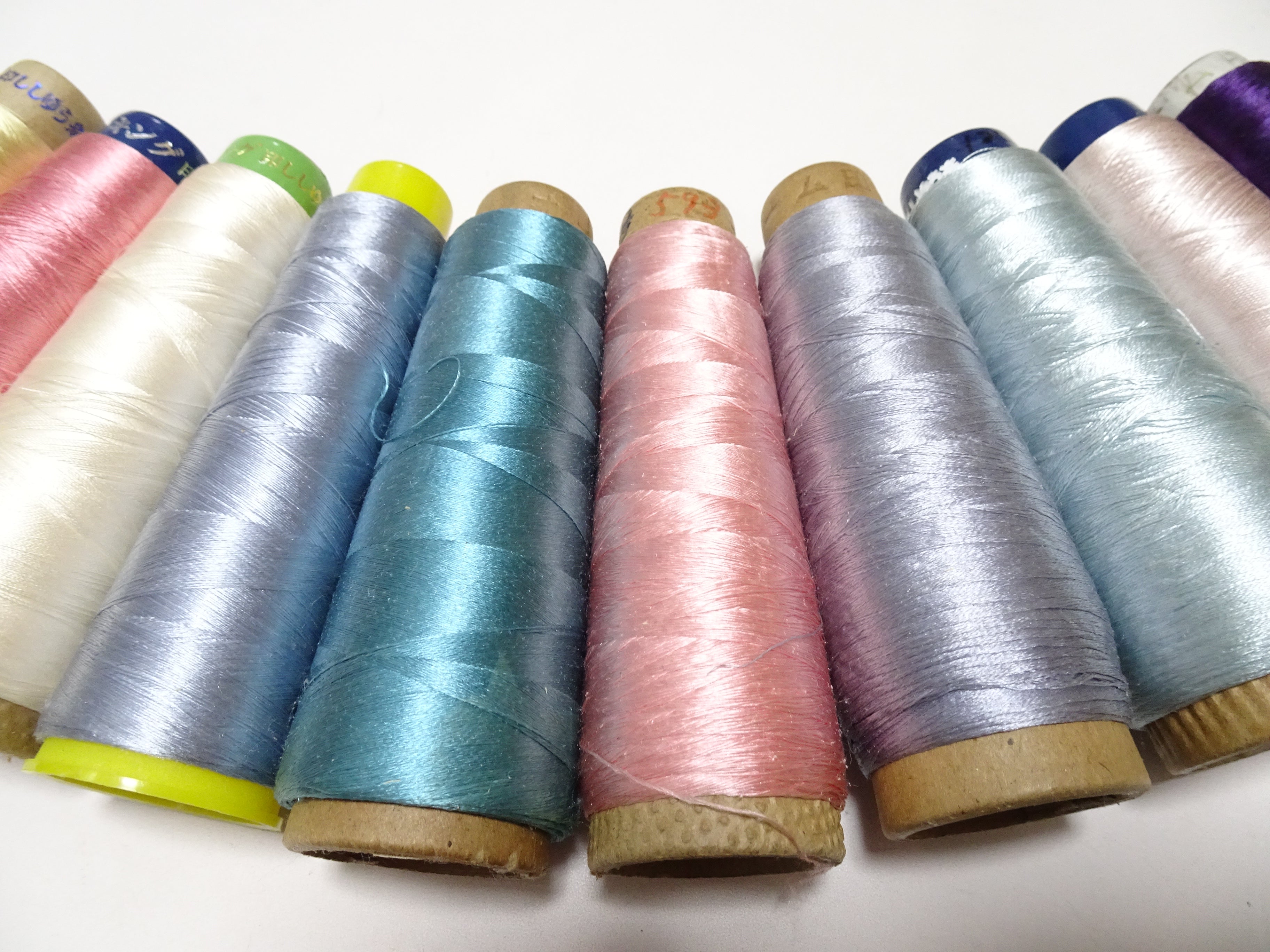Special Price!! Japanese vintage silk thread 10sets embroidery Over 6,000 meters  16358